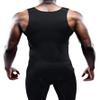 NELEUS Men's 3 Pack Athletic Compression Under Base Layer Sport Tank Top,01,Black,Grey,Blue,XS,EUR S view 3