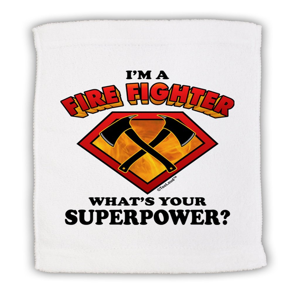 TOOLOUD Fire Fighter - Superpower Micro Terry Sport Towel 15" x 22"