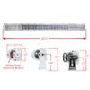 32" 4D-Series OZ-USA White Powder-Coated Marine Grade LED Lightbar Combo Spot/Flood Beam view 2