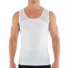 Esteem Apparel Original Men's Chest Compression Shirt to Hide Gynecomastia Slimming Shapewear (White, Medium) view 1