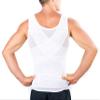 Esteem Apparel Original Men's Chest Compression Shirt to Hide Gynecomastia Slimming Shapewear (White, Medium) view 4