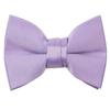 Spring Notion Boys' Pre-Tied Banded Satin Bow Tie, X-Large with Gift Box, Lilac view 1