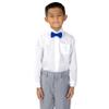 Spring Notion Boys' Pre-Tied Banded Satin Bow Tie, X-Large with Gift Box, Royal Blue view 2
