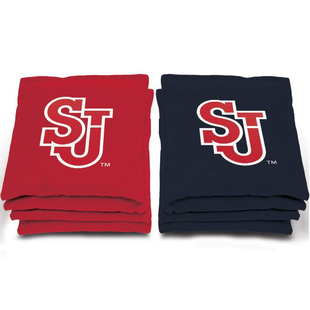 NCAA St. John's Red Storm Bags, 6" x 6", Black