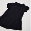 Nautica Girls' School Uniform Short Sleeve Polo Dress, Navy/Princess Seam, X-Large(16.5/18.5) Plus view 3