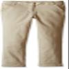 Nautica Girls' School Uniform Skinny Stretch Twill Pant, Khaki, 6X view 1