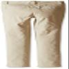 Nautica Girls' School Uniform Skinny Stretch Twill Pant, Khaki, 6X view 2