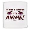 TOOLOUD Not A Cartoon Eyes Magenta Micro Terry Sport Towel 15" x 22" view 1