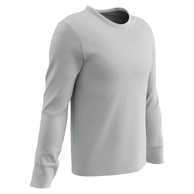 Champro Gunner Polyester Crew Neck Shooter Shirt, Adult Medium, White