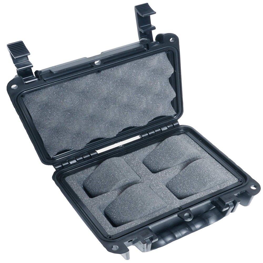 Case Club 4 Watch Carry Case - Organize & Protect Your Watch Collection in a Hard Shell, Waterproof, Travel & Storage Case - for Men's & Women's Watches of Various Sizes in a Padlockable Display Box