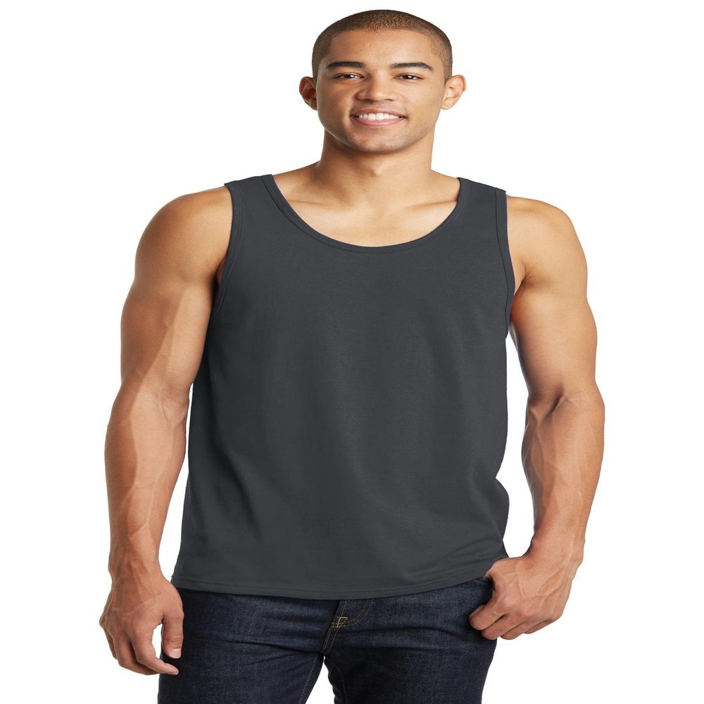 District Men's Young The Concert Tank M Charcoal