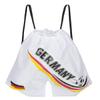 Idena Trouser-Shaped Germany Sports Bag Gym Bag approx. 39 x 36 cm, White view 3