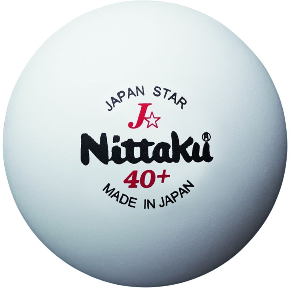 Nittaku NB-1340 Table Tennis Ball, Practice, Japan Star, Pack of 3