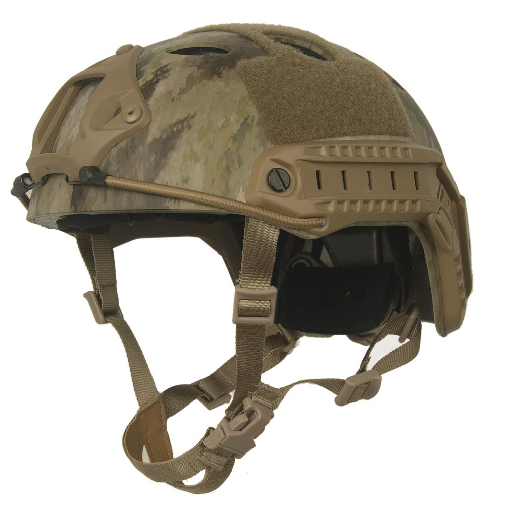 LOOGU Fast PJ Base Jump Tactical Helmet for Airsoft with 12-in-1 Headwear