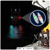 Five Oceans LED Boat Navigation Lights, Bow Light, Vertical Mount Sidelight, Red & Green, 12-Volt, USCG 2NM - FO3840 view 3