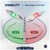 Five Oceans LED Boat Navigation Lights, Bow Light, Vertical Mount Sidelight, Red & Green, 12-Volt, USCG 2NM - FO3840 view 4