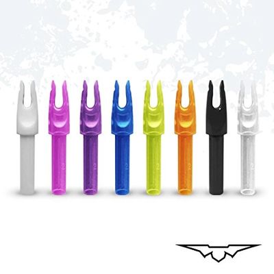Black Eagle "R Nock - for Renegade, Rampage, and Spartan Carbon Arrows (Fluorescent Yellow)