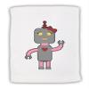 TOOLOUD Cute Robot Female Micro Terry Sport Towel 15" x 22" view 1