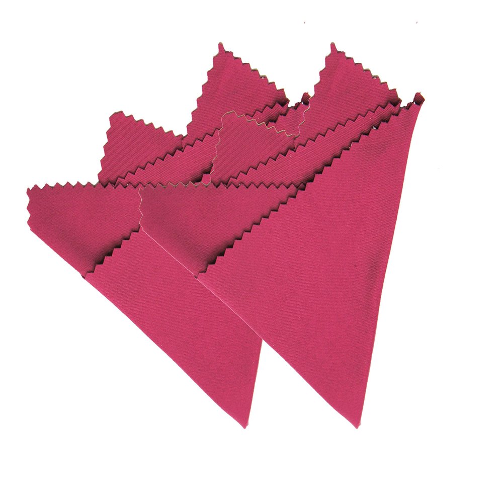 ColorViper Microfiber Cleaning Cloths - For Computer, Iphone, LCD Screens, Tablets, Lenses, and Other Delicate Surfaces (Red 2 Pack, one size)