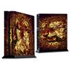 Skin Decal Vinyl Wrap for PS4 Sony Playstation Console (skins only) / Tiger on Fire view 1