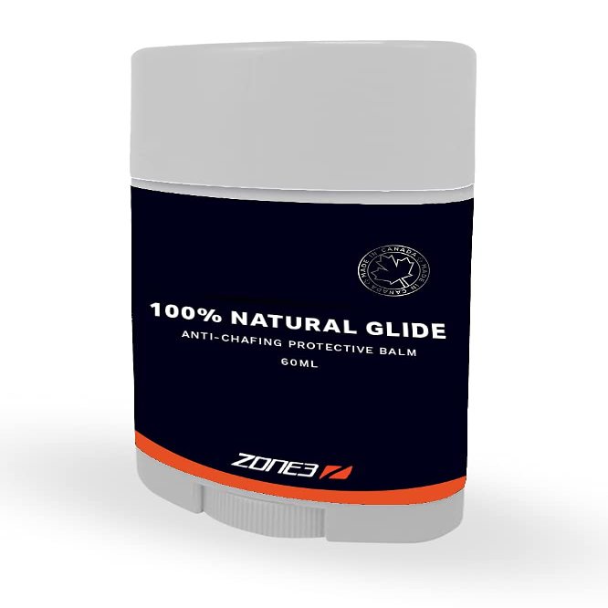 ZONE3 100% Natural Organic Lube Anti-Chafing Balm 60g - Protective Glide Made in Canada