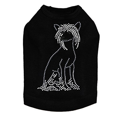 Chinese Crested - Dog Tank, M Black