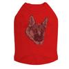 German Shepherd - Dog Tank, S Red view 1