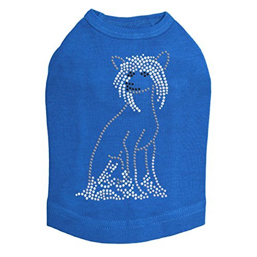Chinese Crested - Dog Tank, 2XL Royal Blue