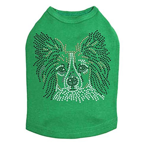 Papillon - Dog Tank, 4XL Kelly Green