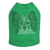 Papillon - Dog Tank, 4XL Kelly Green view 1