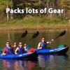 Sea Eagle 380X 12'6" Explorer Inflatable Kayak- Fishing, Touring, Camping, Exploring &White Watering-Self Bailing, Removable Skeg, Drop Stitch Floor (2 Person QuikSail) view 2