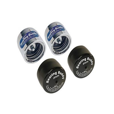 Bearing Buddy Caps of 2.328" Diameter - Trailer Bearing Dust Cap Protector for Trailers - Chrome Buddy Bearing Caps - Bearing Buddies for Trailers to Keep Water and Dirt Out of Hub and Bearings -Pair