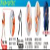 Unix BX85-66 Baseball Practice Equipment, Interval Training, Select Series, Muscle Match, 3-Piece Set, Hard Type view 2