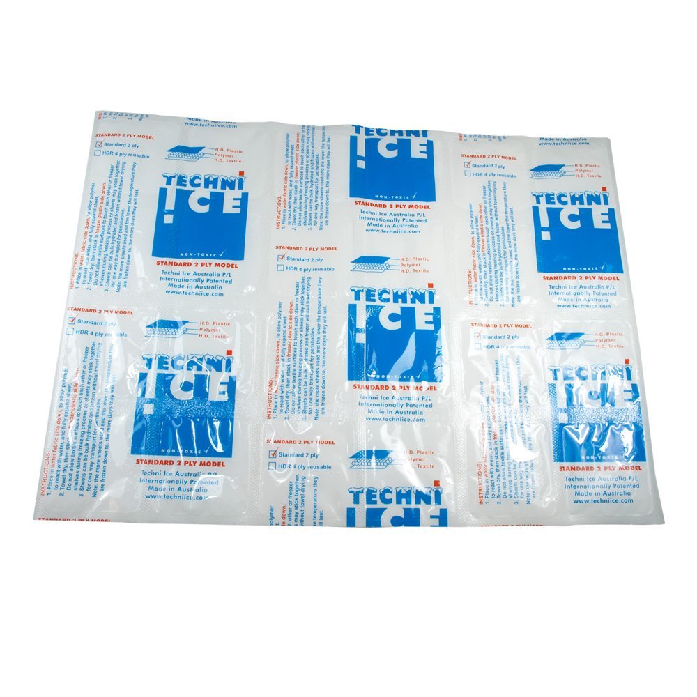 Techni Ice Standard 2 Ply Disposable/One to Two-time Use Dry Ice Replacement Sheets (250)