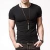 Acooe Short Sleeves Men T-shirt Crew-neck,Tight-fitting T-shirt, No Shrinkage view 2