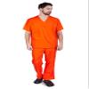 M&M SCRUBS Mens Scrub Set Medical Scrub Top and Pants M Orange view 1