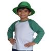 Monag Toddler Unisex CVC Raglan Tees White/Heather Kelly, 4y view 1