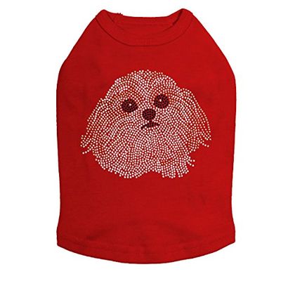 Shih Tzu - Dog Tank, L Red