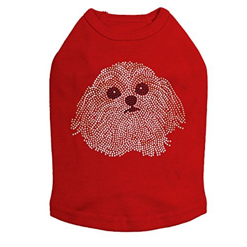 Shih Tzu - Dog Tank, L Red