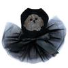 Shih Tzu Bling Rhinestone Dog Tutu Dress, S Black view 1
