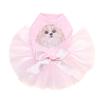 Shih Tzu Bling Rhinestone Dog Tutu Dress, M Pink view 1