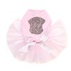 Labrador Retriever Bling Rhinestone Dog Tutu Dress, 2XL Pink view 1