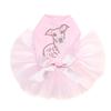 Italian Greyhound Face Bling Rhinestone Dog Tutu Dress, XL Pink view 1