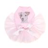 Jack Russell Terrier Bling Rhinestone Dog Tutu Dress, S Pink view 1