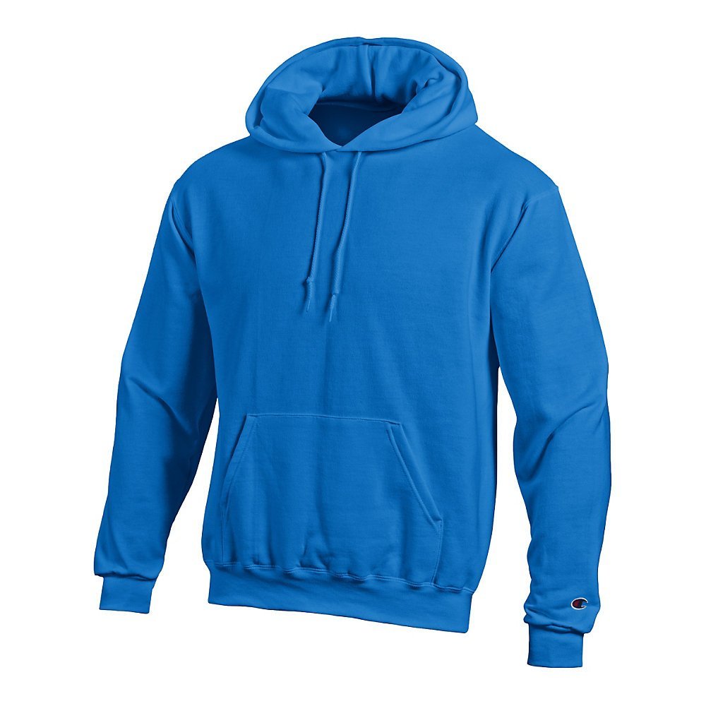 Champion Double Dry Action Fleece Pullover Hood, Royal Blue, M