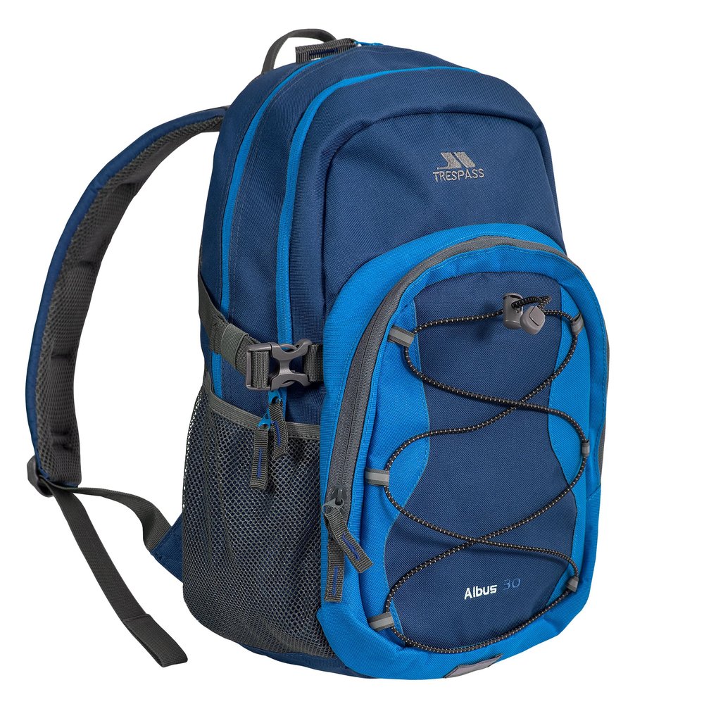 Trespass New Waterproof Albus Unisex Outdoor Backpack (Electric Blue)
