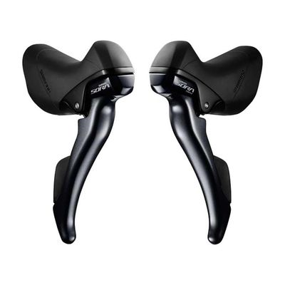 SHIMANO ST-R3000 Sora STI Lever Set, 9-Speed, Triple