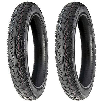 MMG Set of 2 Tires Size 12x2.125 Tubeless Type for Kids Bikes, Electric Bikes, Foldable or Any 12 inches fit