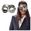 Black and Silver Masquerade Mask For Men - Antique Look Mask for Venetian Party, Masquerade Party, Mardi Gras, Prom, Halloween & Masquerade Ball view 1
