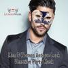 Blue and Silver Masquerade Mask For Men - Antique Look Mask for Venetian Party, Masquerade Party, Mardi Gras, Prom, Halloween & Masquerade Ball view 3